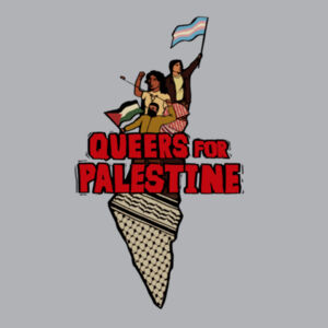 Queers for Palestine [AS Colour Mens Supply Hood] Design