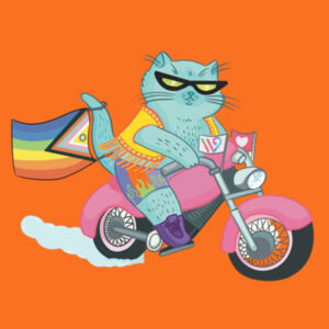 Biker Cat [Biz Collection Mens Ice Tee] Design