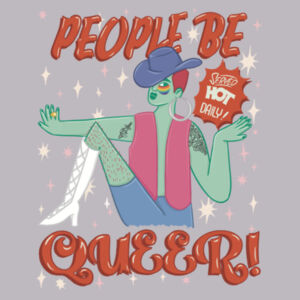 People Be Queer! [Gildan Heavy Blend Adult Hooded Sweatshirt] Design