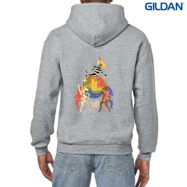 Unicorn Pride [Gildan Heavy Blend Adult Hooded Sweatshirt] Thumbnail