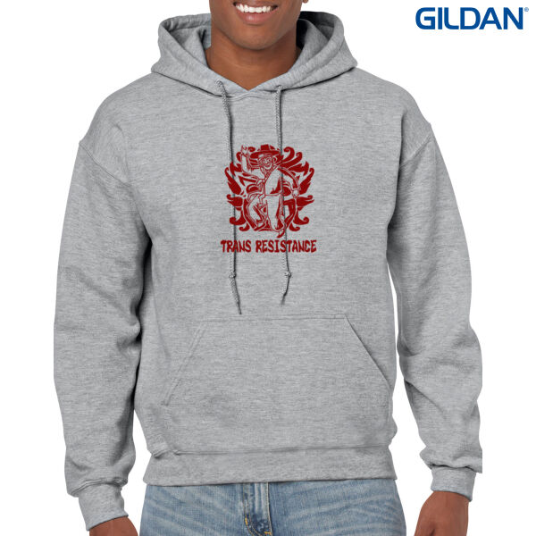 Trans Resistance [Gildan Heavy Blend Adult Hooded Sweatshirt] Thumbnail