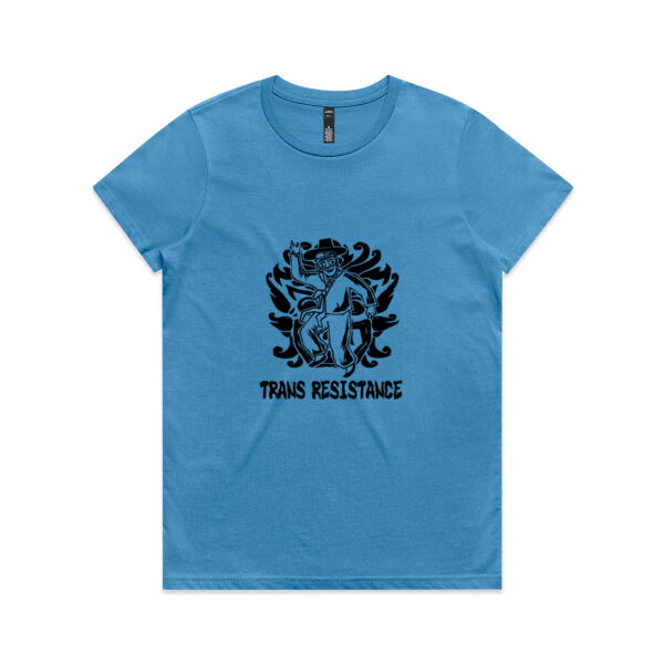 Trans Resistance [AS Colour Womens Maple Tee] Thumbnail