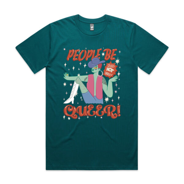 People Be Queer! [AS Colour Mens Staple T shirt] Thumbnail